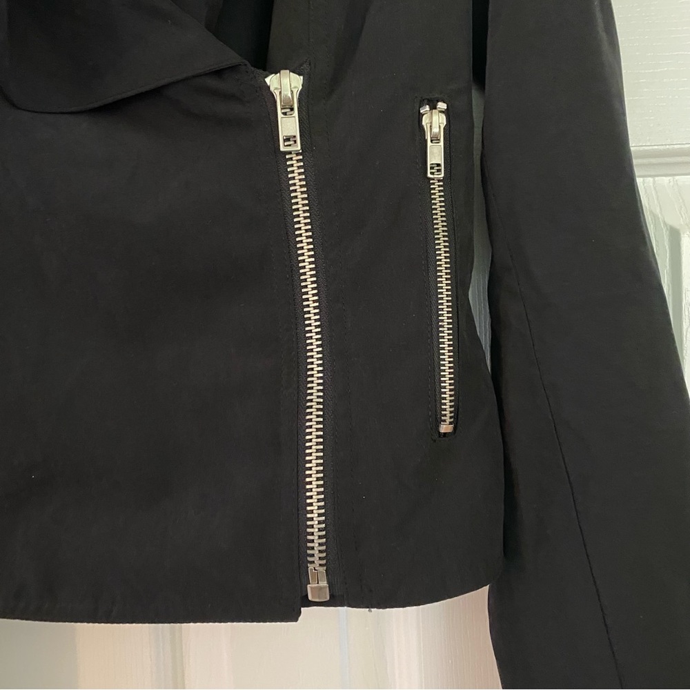 BB Dakota Faux Suede Black Asymmetrical
Jacket Medium Front Zip Up Moto - Picture 5 of 13
